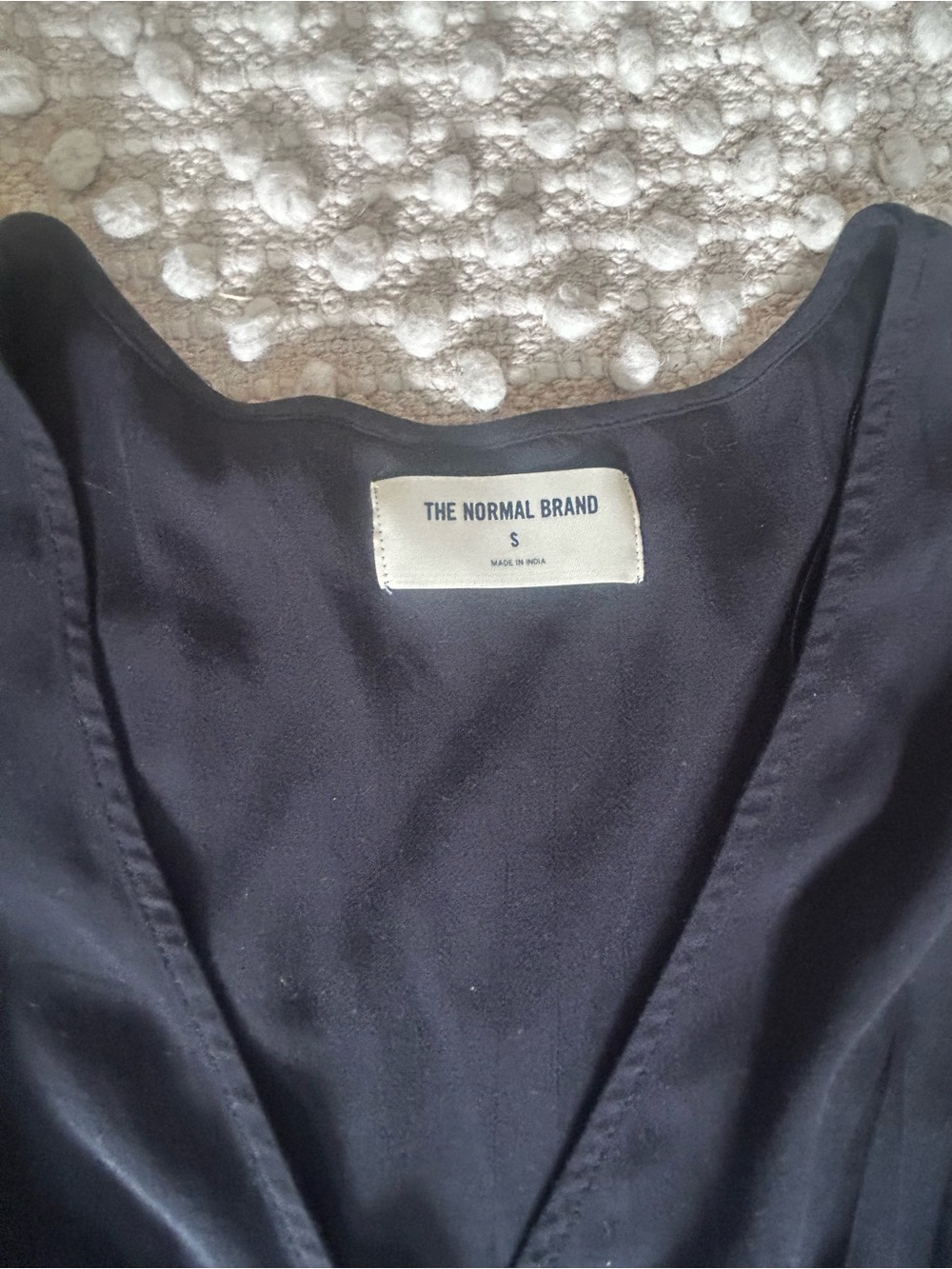 The Normal Brand Black Button-Front Midi Dress - Picture 6 of 7